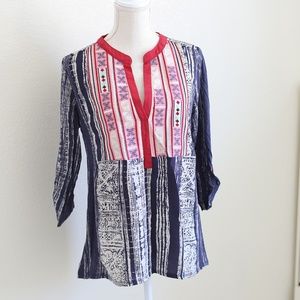 Anthropologie (Tiny) Embroidered Tunic